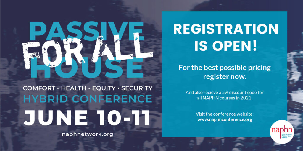 Passive House for All Conference Registration is Open